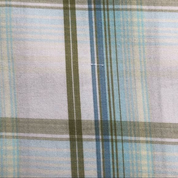 Cowboy Hardware Plaid White Green Short Sleeve Shirt sz M - Picture 8 of 12